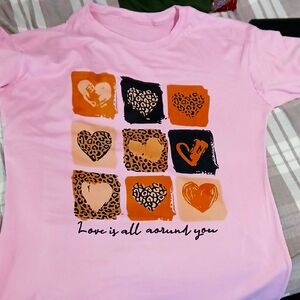 Pink Graphic WomenT-Shirt